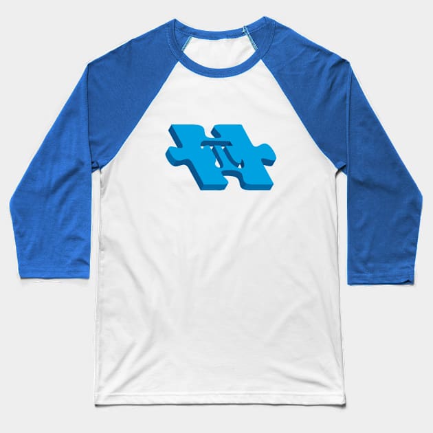 Pi puzzle Baseball T-Shirt by yanmos